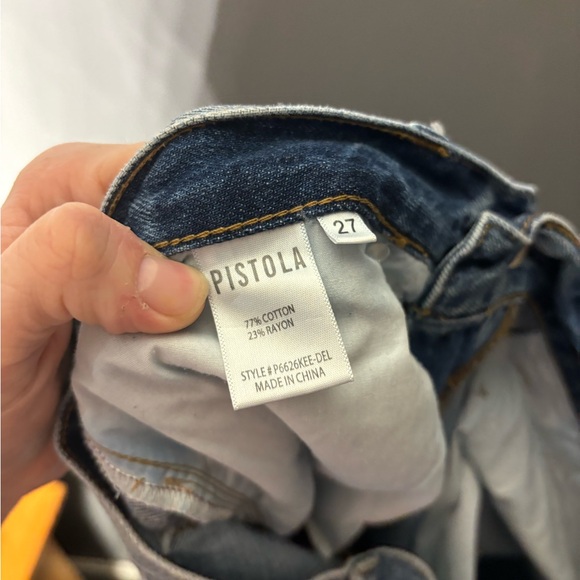 Pistola Presley High Rise Vintage '90s Roller in Del Mar Size 27 - Picture 5 of 5